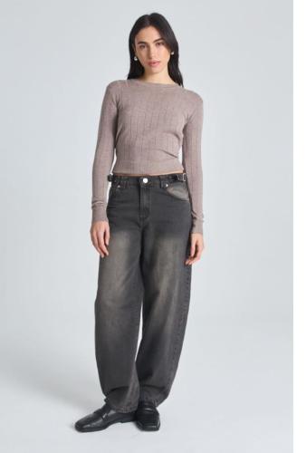 Baggy marron Inquieta