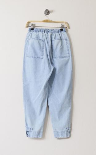 Babucha Denim Liviano Rígido con Cintura Elástica