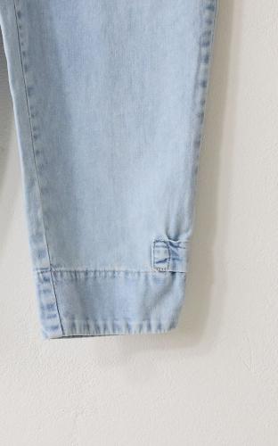Babucha Denim Liviano Rígido con Cintura Elástica