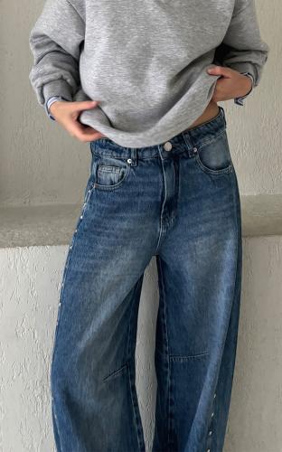 Baggy Balloon Azul Tachas