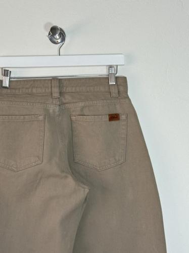 Pantalón Barrel Tiro Medio Gabardina Rígida