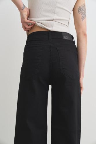 Wide leg de tiro alto con spandex 