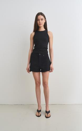 Tiro Alto Comfort Elastizado Negro